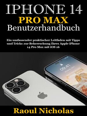 cover image of IPHONE 14 PRO MAX-BENUTZERHANDBUCH